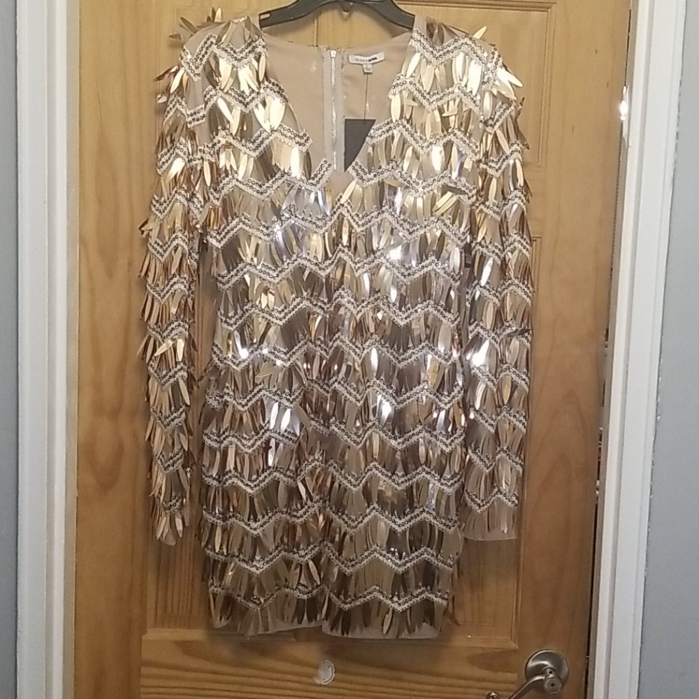 Rose gold dress